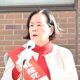 衆院選栃木5区 共産党新人・岡村恵子氏(72)の第一声 「国民の手に政治取り戻す」