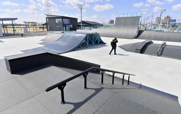 ＢＭＸパーク＝16日午前11時15分、宇都宮市下平出町、磯真奈美撮影