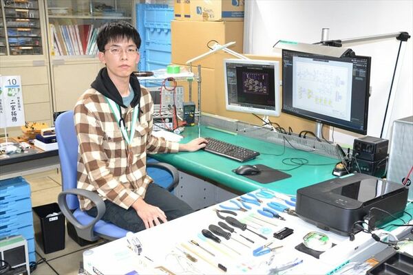 学生初となる銅賞を受賞した二宮さん