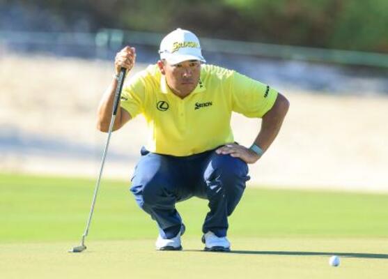 　ヒーロー・ワールドチャレンジで優勝を果たした松山英樹＝７日（ゲッティ＝共同）