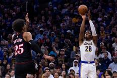 レーカーズ八村塁は１７得点