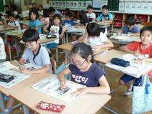 「見出し」に一苦労／那須烏山市江川小