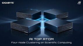 GIGABYTE、科学計算分野におけるAI TOP ATOM 4ノードクラスタリングを実演