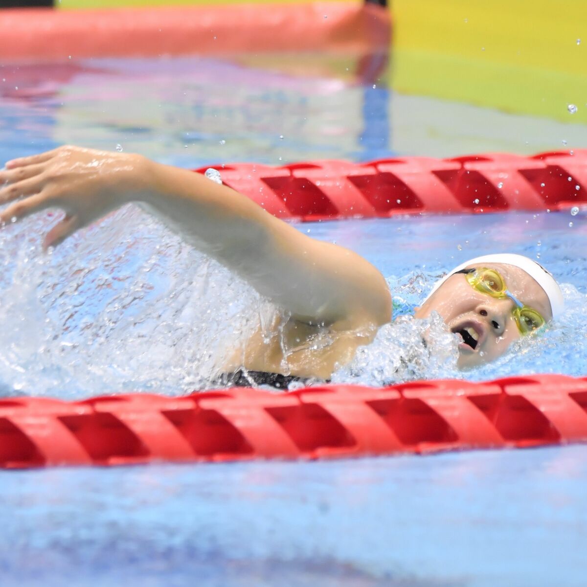 県中学新人競泳・女子800自由形 鈴木（陽南）が初優勝 大会新も自らに