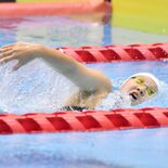 県中学新人競泳・女子800自由形　鈴木（陽南）が初優勝　大会新も自らに…