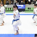 ２年生３人で磨いた乱れぬ形、それでも悔しさ　女子形団体で宇商、４年ぶり…