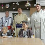 春日野部屋の力士、お年寄りと交流　「相撲甚句」披露も　宇都宮の特養ホー…