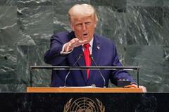 トランプ氏演説でハプニング