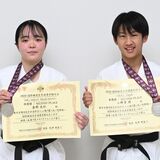 極真空手の国際親善大会で県勢活躍 鹿沼の倉野さん、小野寺さん準優勝、那須塩原の室井さん3位