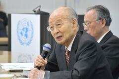 意見交わし国連改革を