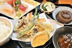 刺身天ぷら定食