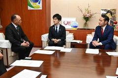 水田農業対策 農相へ要請書