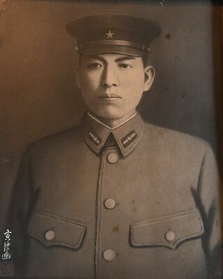 遺族らが保管していた青木勝一さんの遺影
