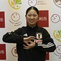 全力で「メダル目指す」　足利在住の増田さん、市長に健闘誓う　デフリンピック女子サッカー代表