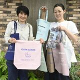 31日に“旅するマルシェ”が100回目　那珂川町内外の農産品などを販売　いわむらさんデザイン協力の記念バッグも製作