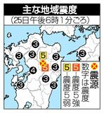熊本震度５強