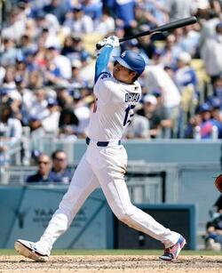 大谷６号ソロ、今永５失点