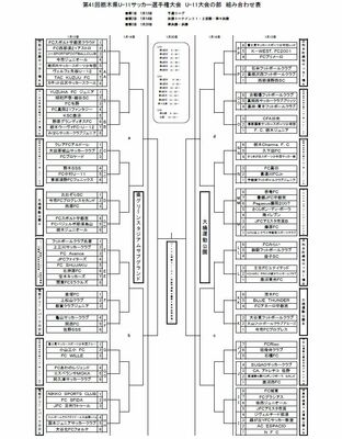 第41回県U-11サッカー選手権大会　U-11大会の部