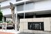 ＮＴＴ西日本四国支店敷地にある記念碑とユーカリ＝６月６日午後、松山市一番町４丁目