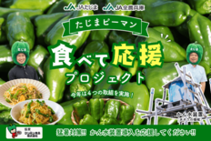 【たじまピーマン食べて応援プロジェクト】 対象商品の売上1箱につき10…