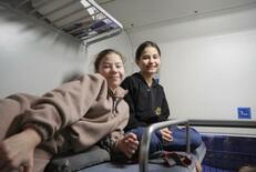 市民に充電や飲食無料提供