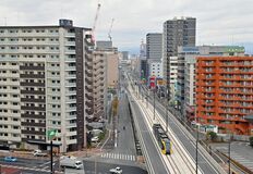 フォーカスＬＲＴ元年　マンション林立