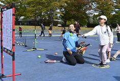野球やテニス 親子で体験