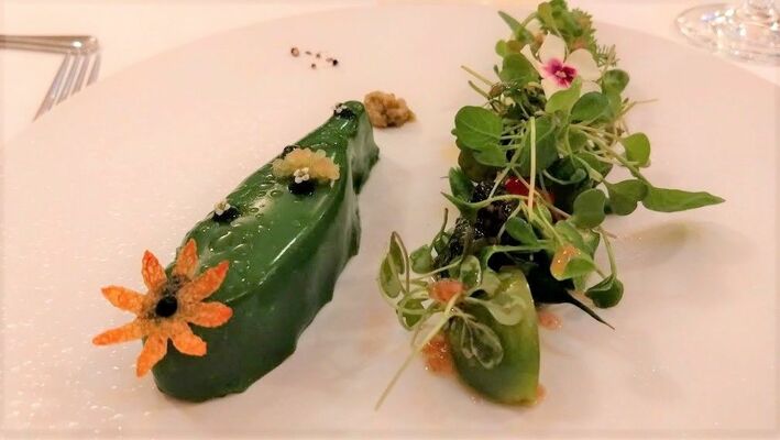 県産食材を使用したディナー