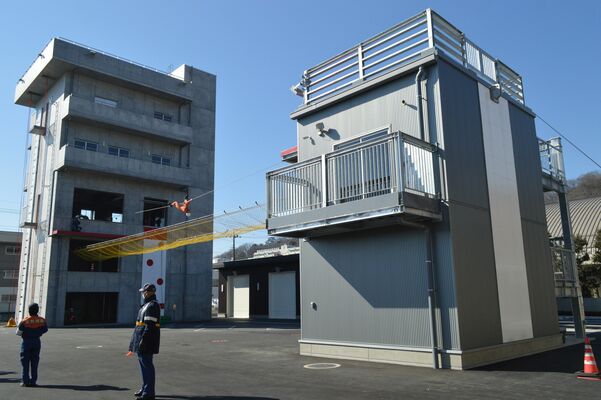 今月整備が完了した訓練棟などの付帯施設