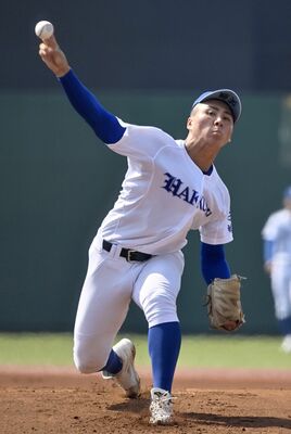 最速１５０キロを投げる白鴎足利のエース昆野
