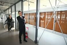 被災の県立輪島高に仮設校舎