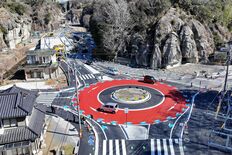 宇都宮・大谷の環状交差点が供用開始　栃木県内３カ所目、観光地で初