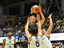 ブレックス、連勝５でストップ　横浜ＢＣに77－87