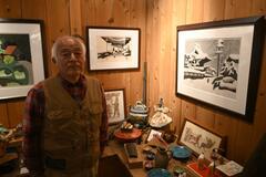 故斎藤清さんの版画展示