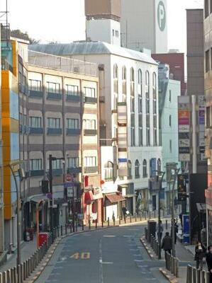 芋洗坂から見た街並み=東京都港区