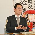 下野市長選　現職坂村氏が公約発表　「医療・福祉」をさらに推進