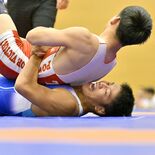 足大付が３位、30年ぶりの表彰台　インターハイ・レスリング男子団体