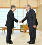 陛下、国連事務総長と面会