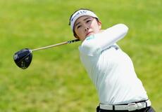 ゴルフ山下美夢有「優勝したい」
