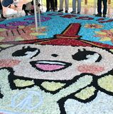野木町煉瓦窯で秋フェス　「のぎのん」フラワーカーペット披露