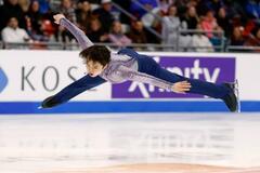 友野、今季自己最高でSP首位