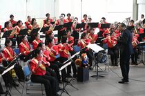 作新高吹奏楽部がチャリティーコンサート