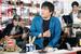 　番組収録で歌うＡＳＫＡ＝東京都渋谷区のＮＨＫ放送センター