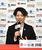 アイスホッケー女子日本代表発表記者会見で五輪最終予選への意気込みを語るＤＦ小池
