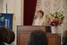 県看護大会であいさつする浅野会長＝12日午前、県庁昭和館