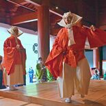伝統の舞を奉納　日光山輪王寺で延年舞【動画】