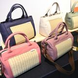 バッグブランド「いちひこ帆布」の世界知って　小山で10日まで企画展　畳とのコラボ作品も
