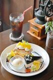 宇都宮　　喫茶店　コーヒー・ルンバ季節のケーキ２種盛り