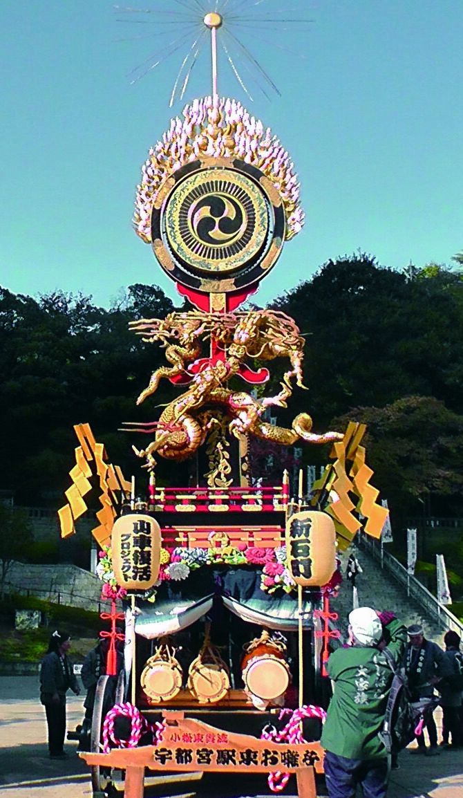 新石町火焔太鼓山車（宮のにぎわい山車復活プロジェクト提供）