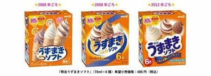 発売30周年を記念して、復刻パッケージが登場！「明治うずまきソフト」4…